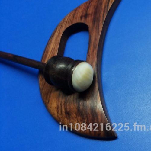 Wood Shawl Pin – D shape hottest accessory hair pin